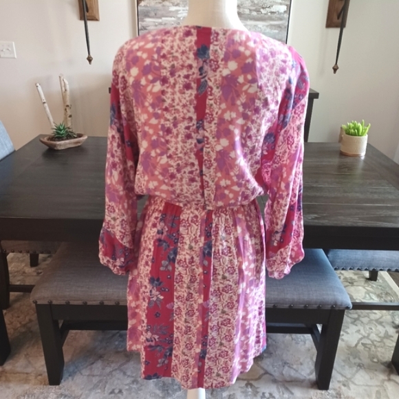 Andree by Unit Floral Mixed Print Babydoll Dress - Picture 6 of 11